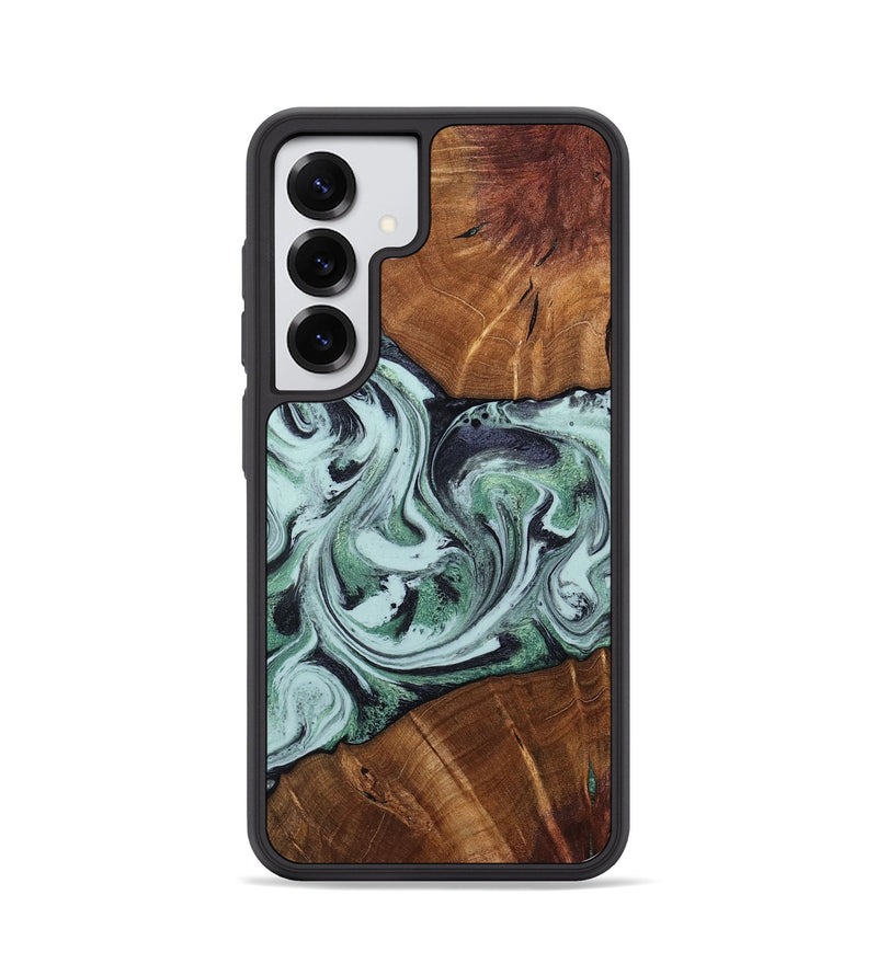 Galaxy S25 Wood Phone Case - Morgan (Green, 795766)