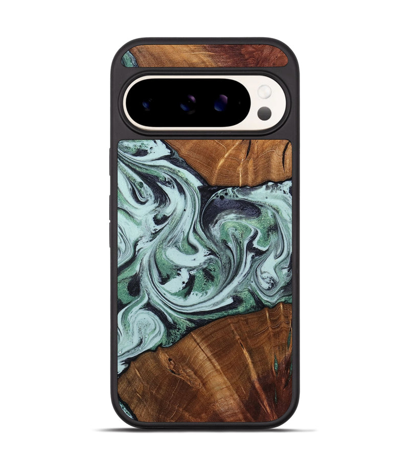 Pixel 9 Wood Phone Case - Morgan (Green, 795766)