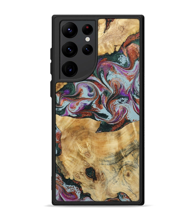 Galaxy S22 Ultra Wood Phone Case - Antonio (Green, 795774)