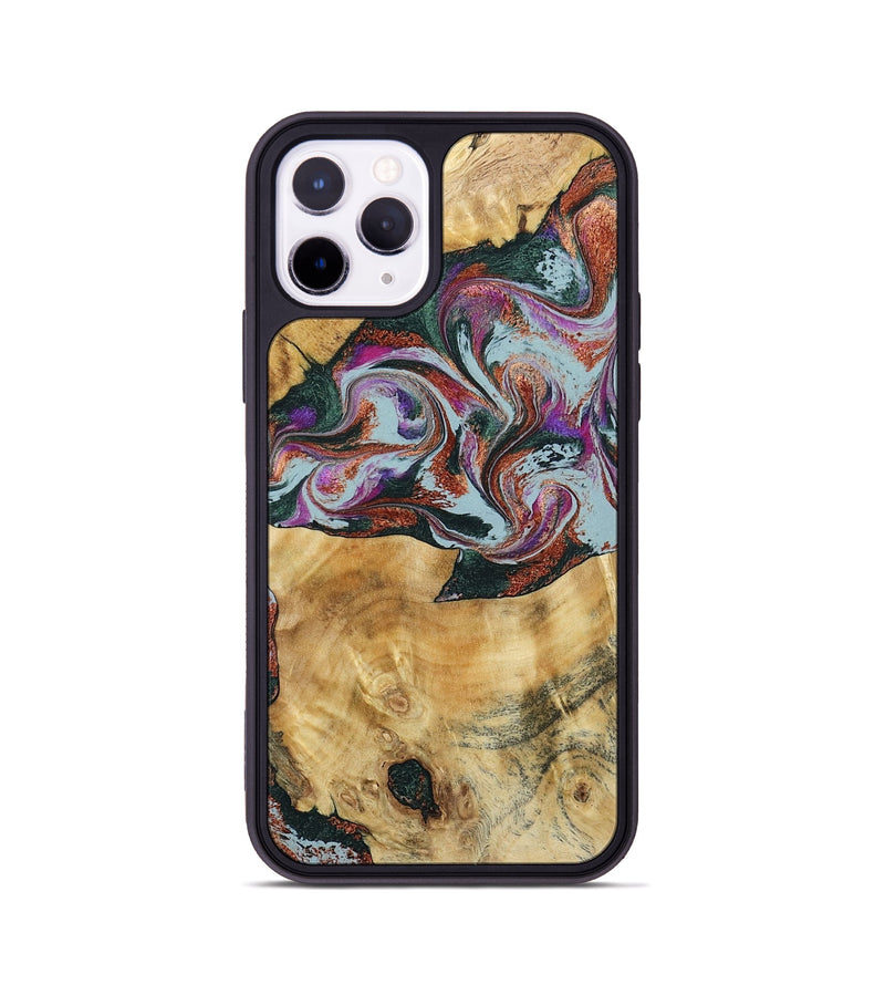 iPhone 11 Pro Wood Phone Case - Antonio (Green, 795774)