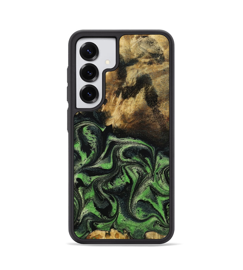 Galaxy S25 Wood Phone Case - Catrina (Green, 795775)