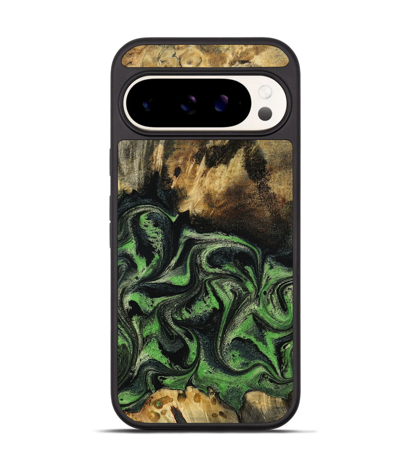 Pixel 9 Pro Wood Phone Case - Catrina (Green, 795775)