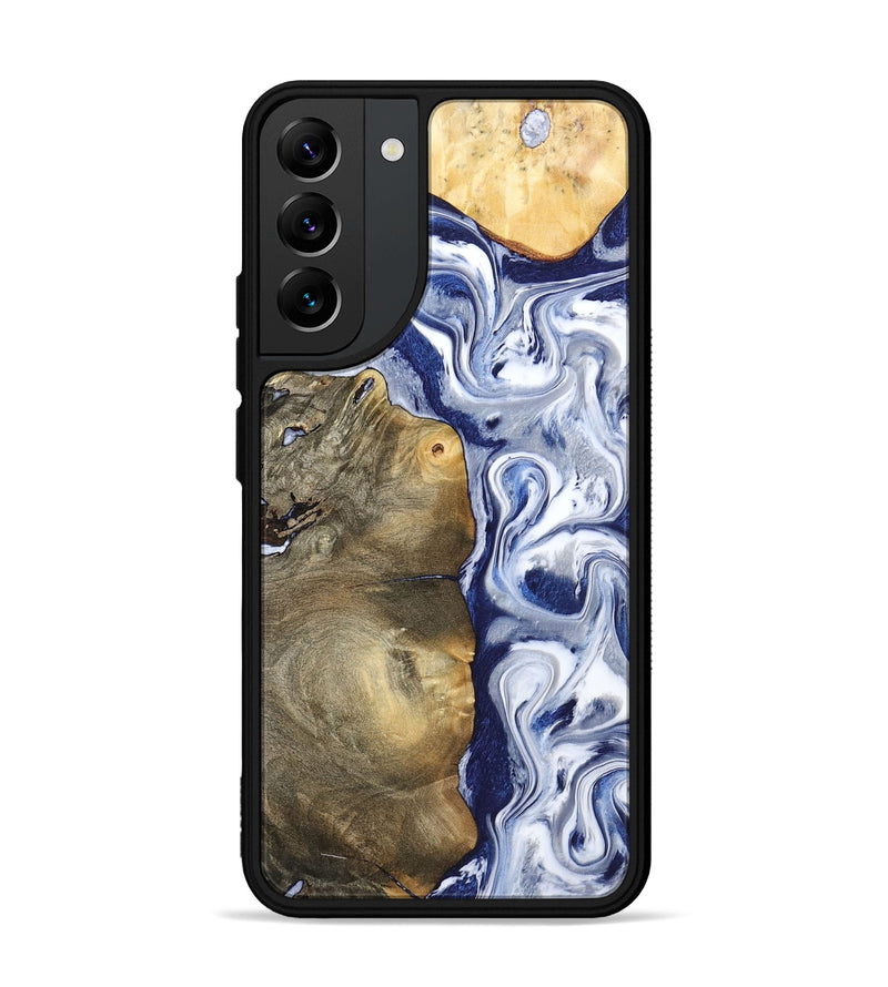 Galaxy S22 Plus Wood Phone Case - Mahala (Blue, 795798)