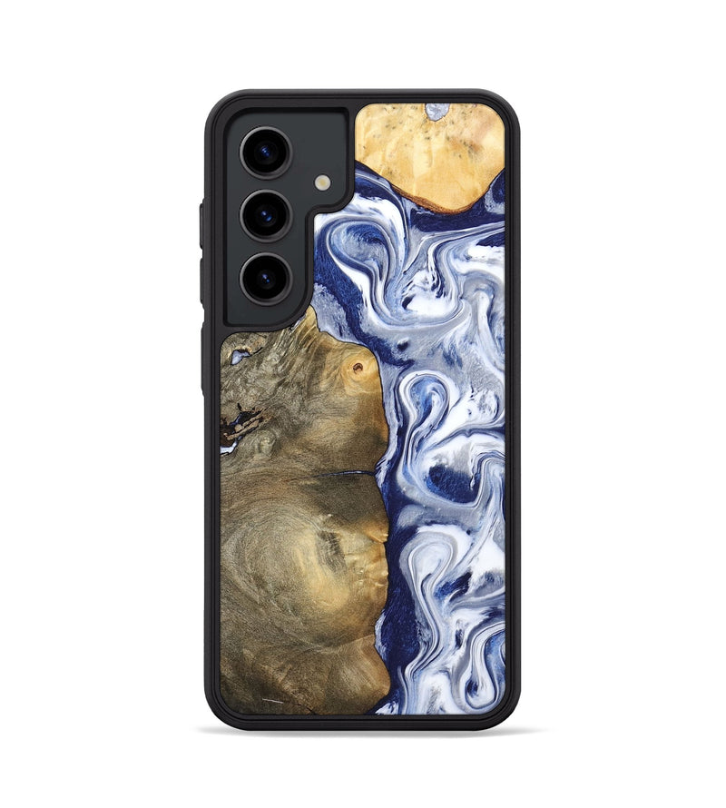 Galaxy S24 Wood Phone Case - Mahala (Blue, 795798)