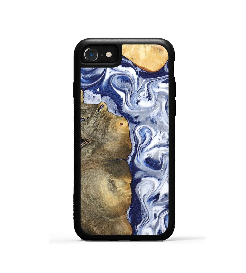 iPhone SE Wood Phone Case - Mahala (Blue, 795798)