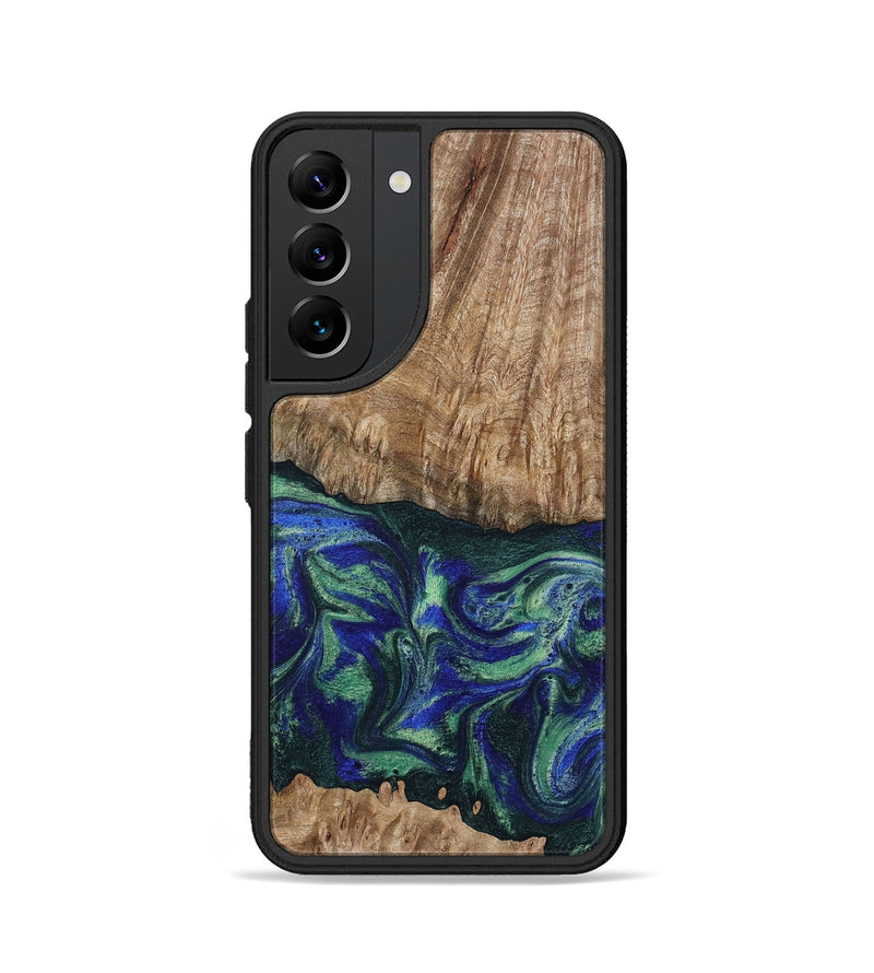 Galaxy S22 Wood Phone Case - Bryana (Green, 795802)