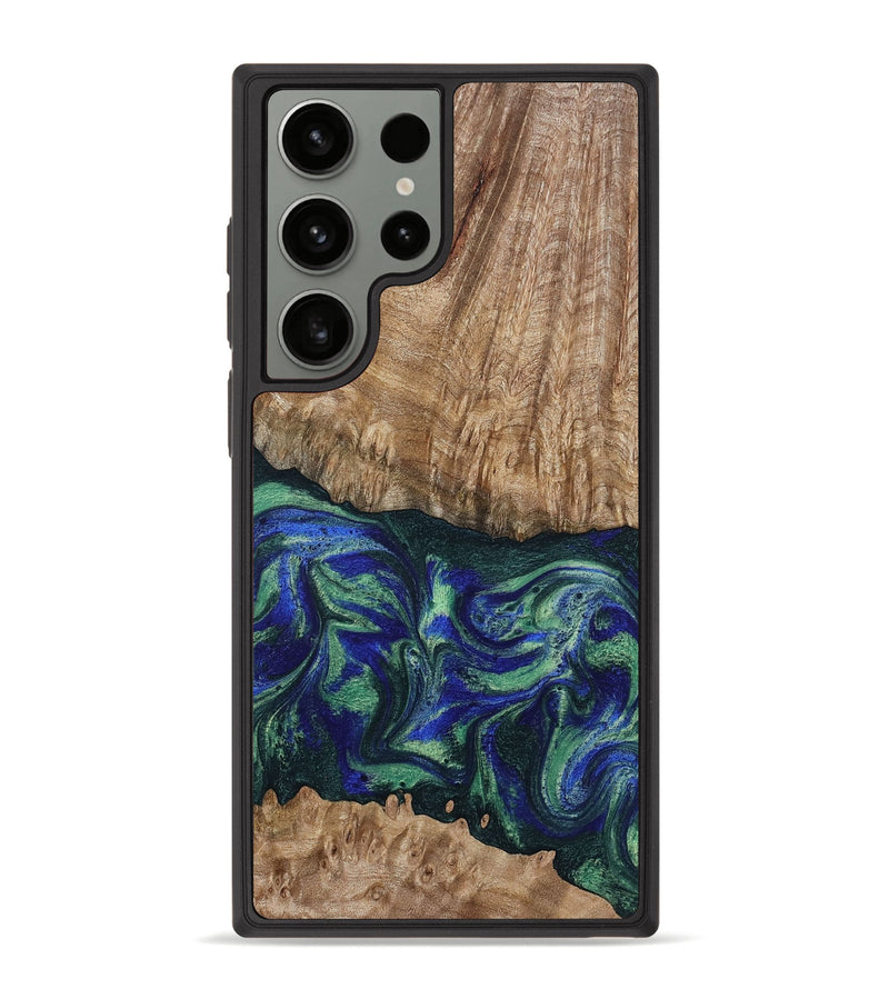 Galaxy S23 Ultra Wood Phone Case - Bryana (Green, 795802)