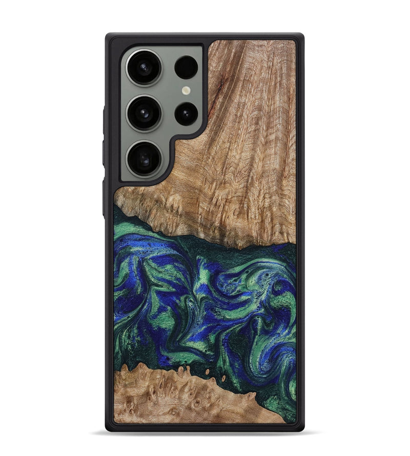 Galaxy S24 Ultra Wood Phone Case - Bryana (Green, 795802)