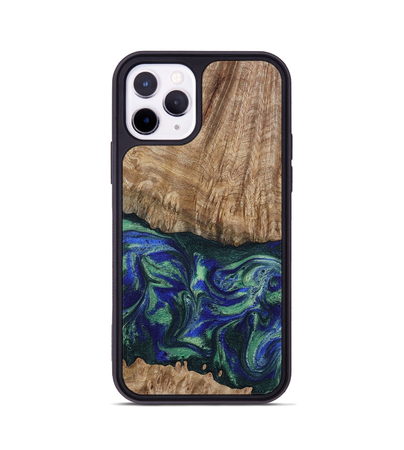 iPhone 11 Pro Wood Phone Case - Bryana (Green, 795802)