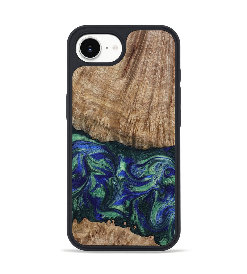 iPhone 16e Wood Phone Case - Bryana (Green, 795802)