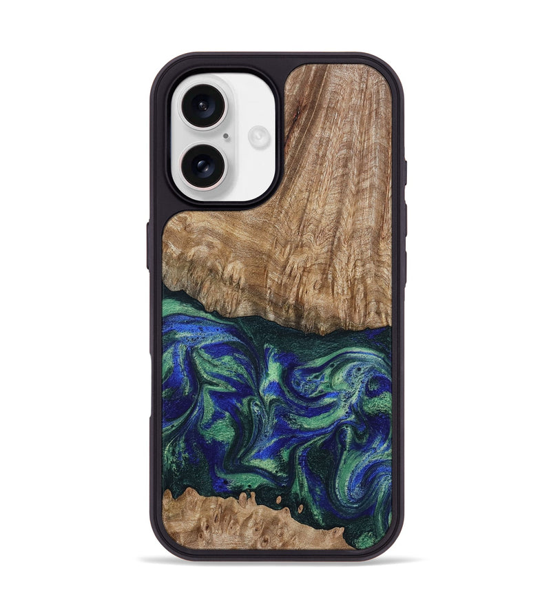 iPhone 17 Wood Phone Case - Bryana (Green, 795802)