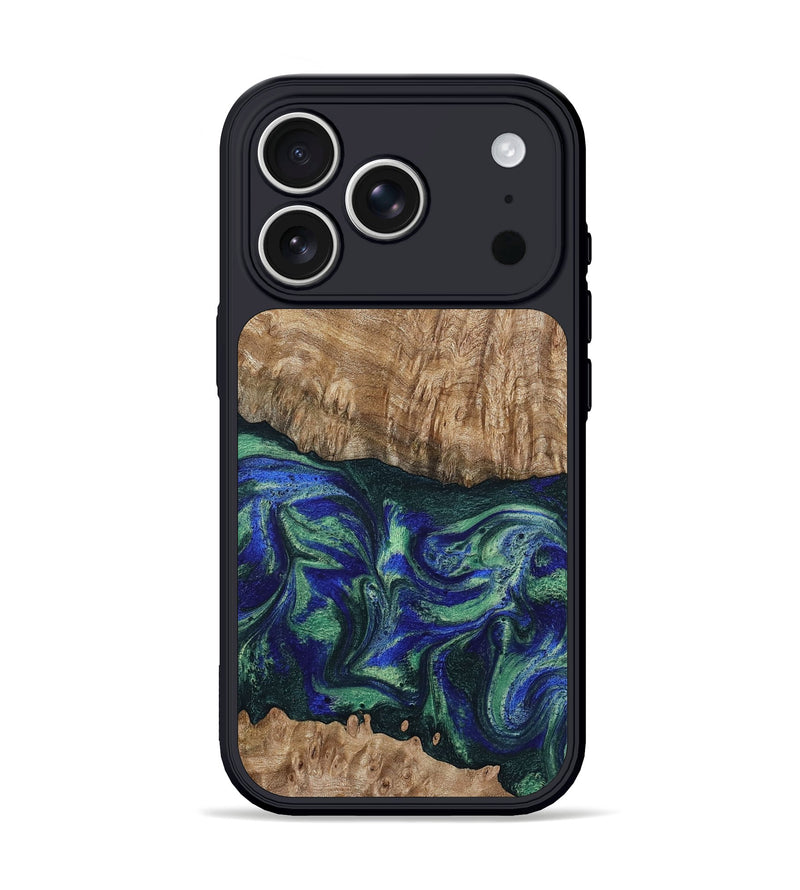 iPhone 17 Pro Wood Phone Case - Bryana (Green, 795802)