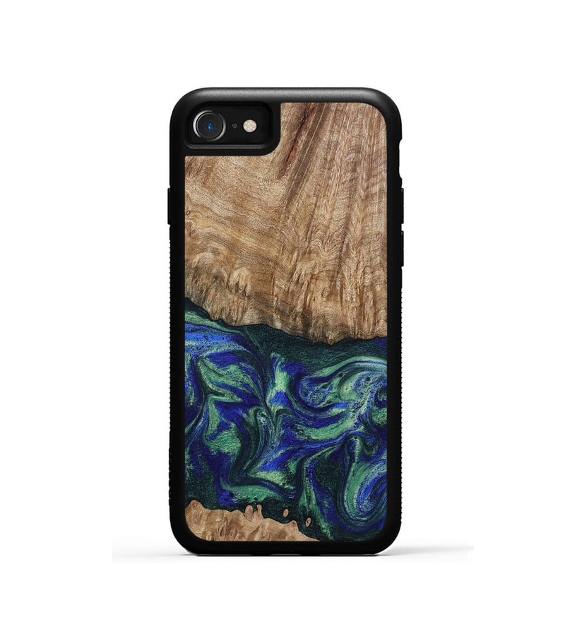 iPhone SE Wood Phone Case - Bryana (Green, 795802)