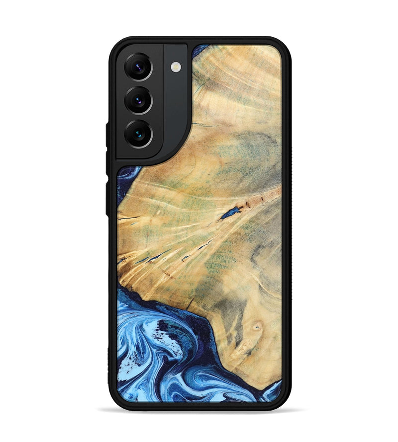 Galaxy S22 Plus Wood Phone Case - Karina (Blue, 795811)