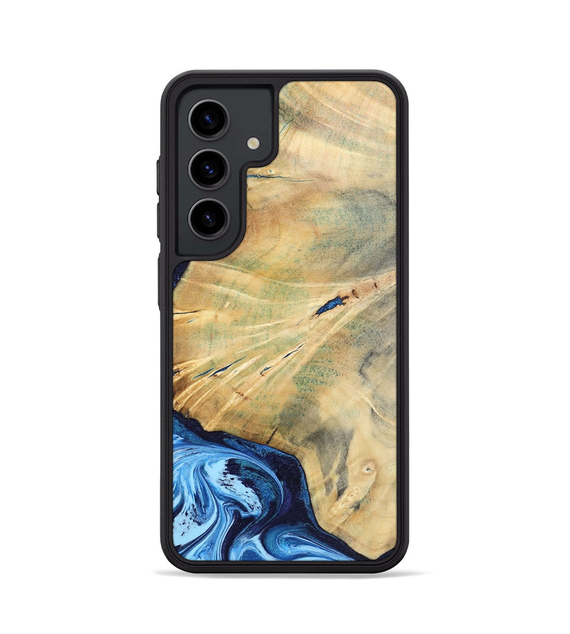 Galaxy S24 Wood Phone Case - Karina (Blue, 795811)