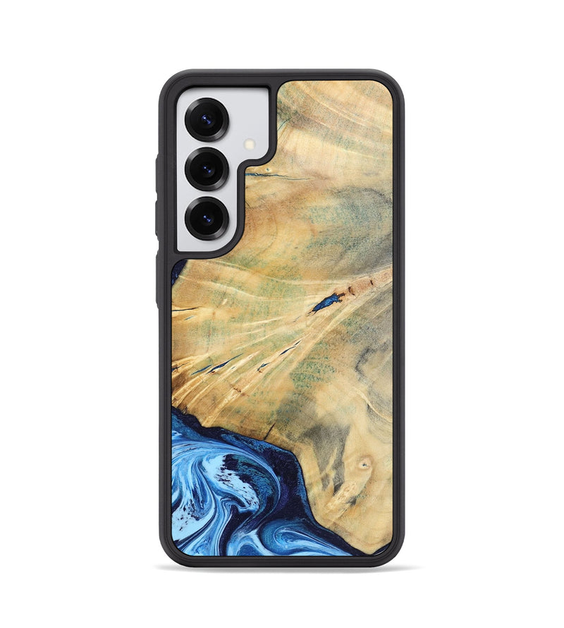 Galaxy S25 Wood Phone Case - Karina (Blue, 795811)