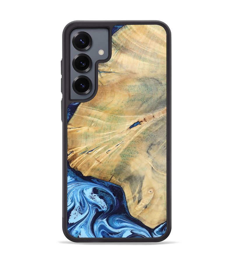 Galaxy S25 Plus Wood Phone Case - Karina (Blue, 795811)