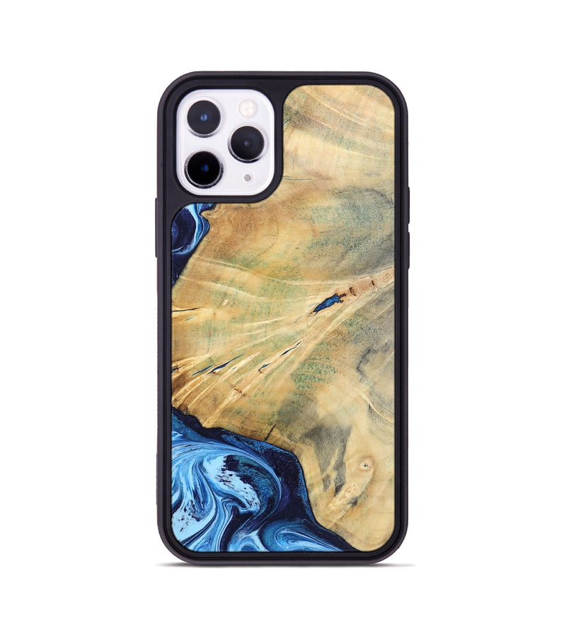 iPhone 11 Pro Wood Phone Case - Karina (Blue, 795811)