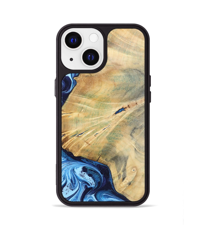 iPhone 13 Wood Phone Case - Karina (Blue, 795811)