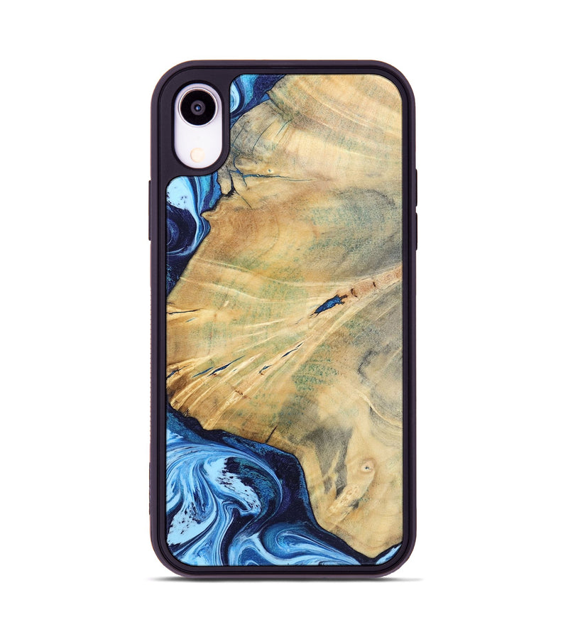 iPhone Xr Wood Phone Case - Karina (Blue, 795811)