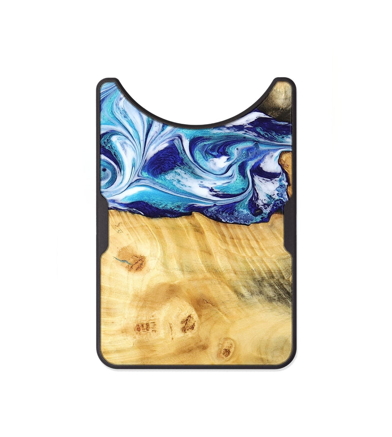 Alloy Wood Wallet - Erick (Blue, 795813)