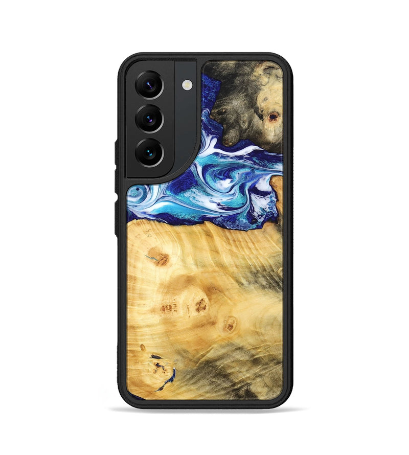 Galaxy S22 Wood Phone Case - Erick (Blue, 795813)
