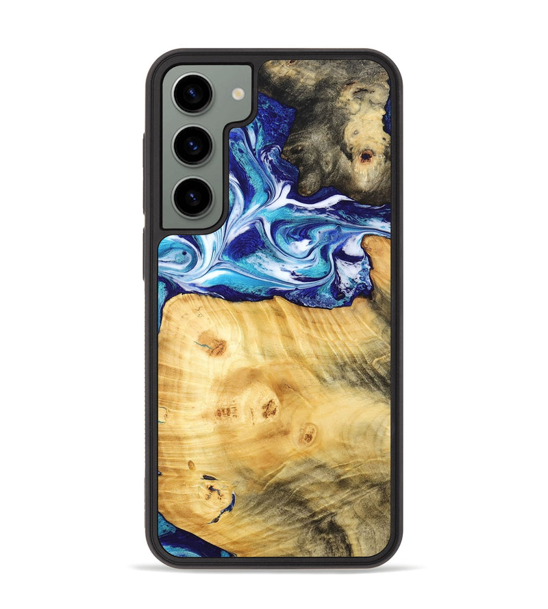 Galaxy S23 Plus Wood Phone Case - Erick (Blue, 795813)