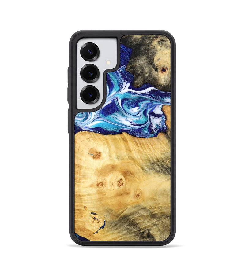 Galaxy S25 Wood Phone Case - Erick (Blue, 795813)