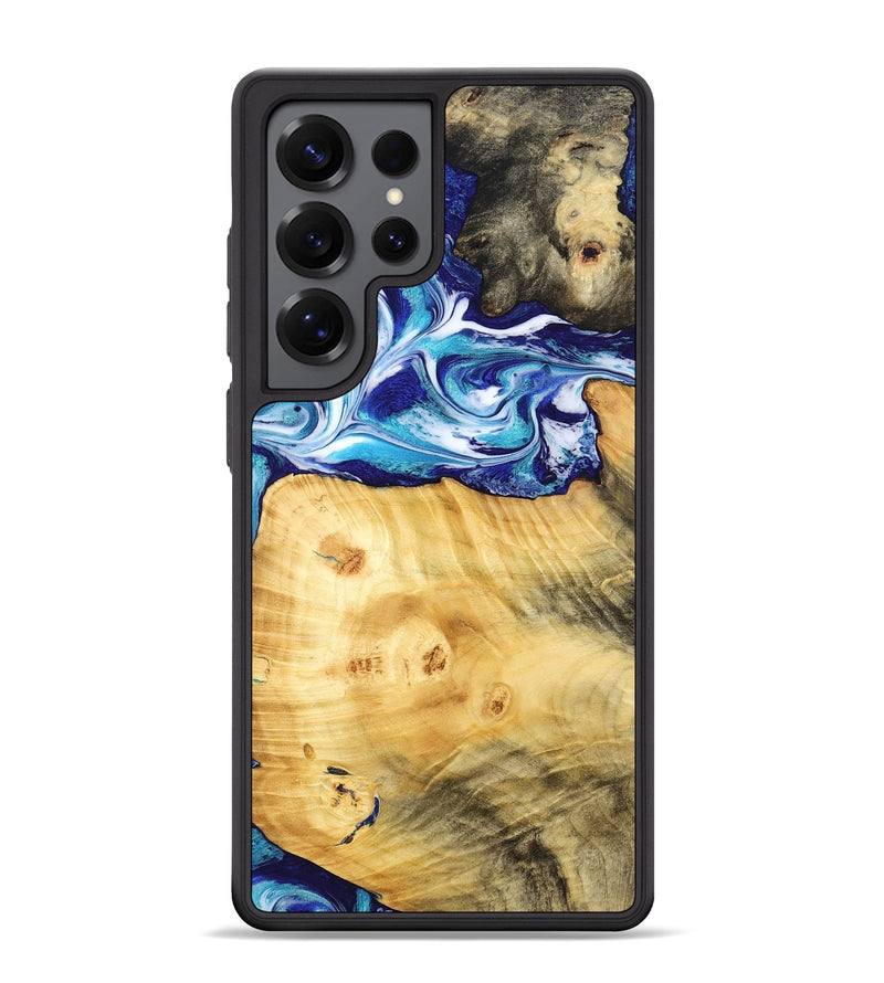 Galaxy S25 Ultra Wood Phone Case - Erick (Blue, 795813)