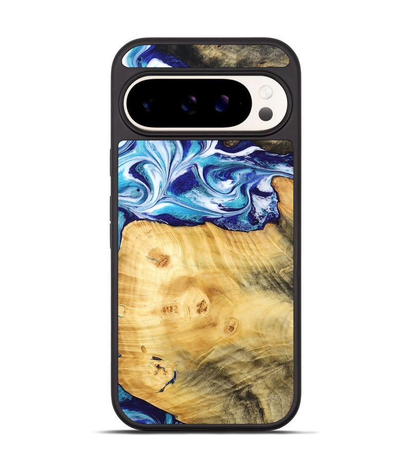 Pixel 9 Pro Wood Phone Case - Erick (Blue, 795813)