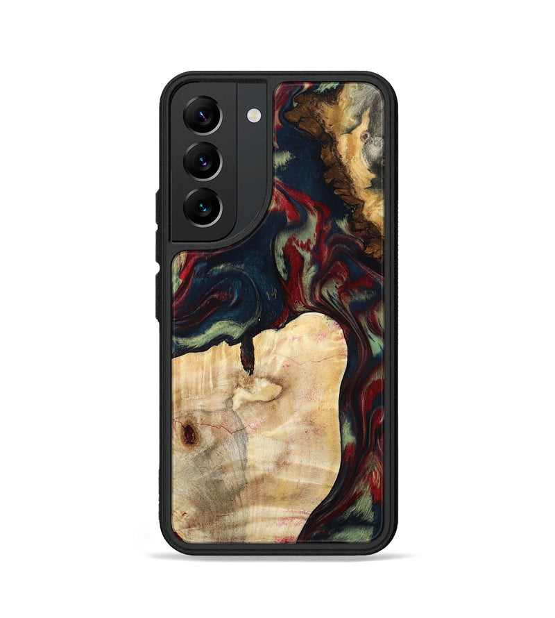 Galaxy S22 Wood Phone Case - Adele (Red, 795815)