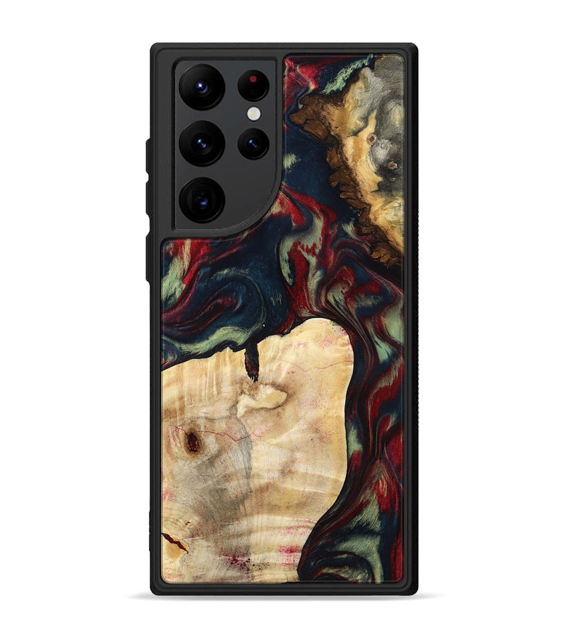 Galaxy S22 Ultra Wood Phone Case - Adele (Red, 795815)