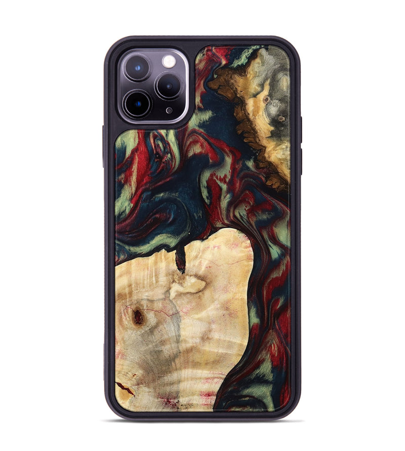 iPhone 11 Pro Max Wood Phone Case - Adele (Red, 795815)