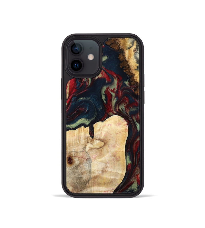 iPhone 12 mini Wood Phone Case - Adele (Red, 795815)