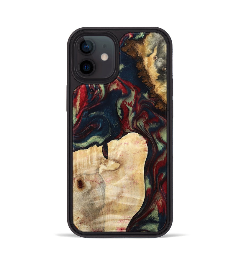 iPhone 12 Wood Phone Case - Adele (Red, 795815)