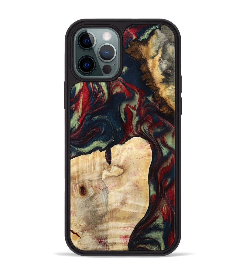 iPhone 12 Pro Max Wood Phone Case - Adele (Red, 795815)