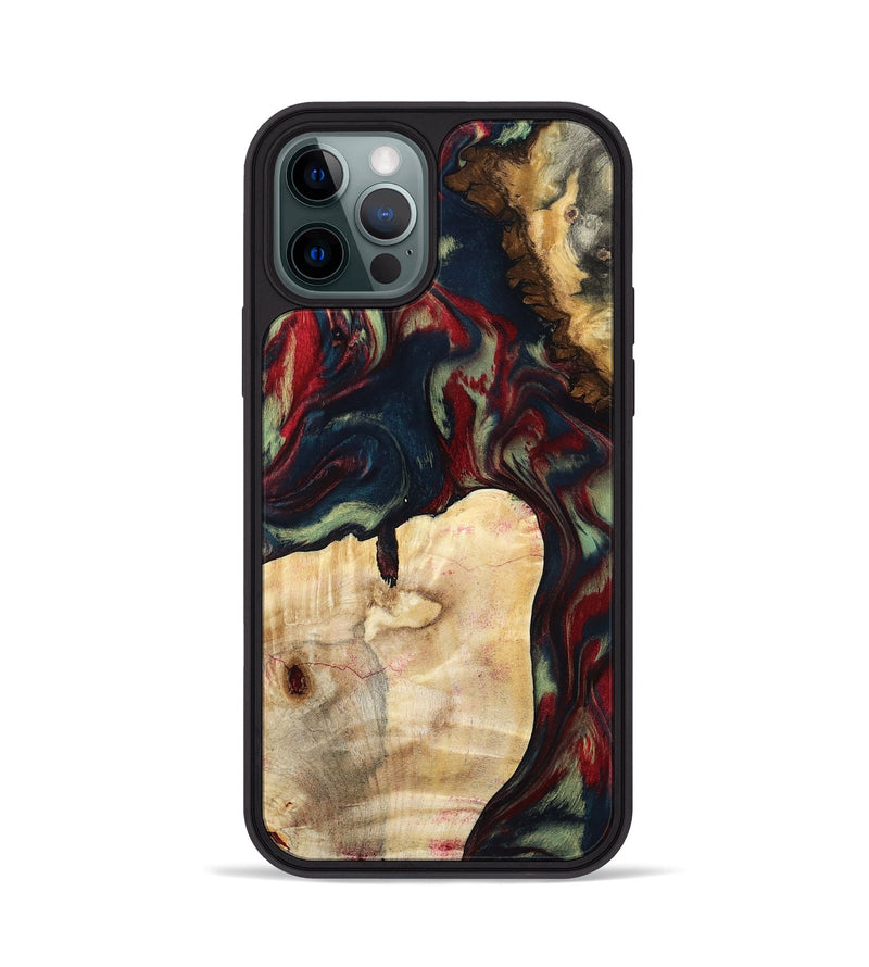 iPhone 12 Pro Wood Phone Case - Adele (Red, 795815)
