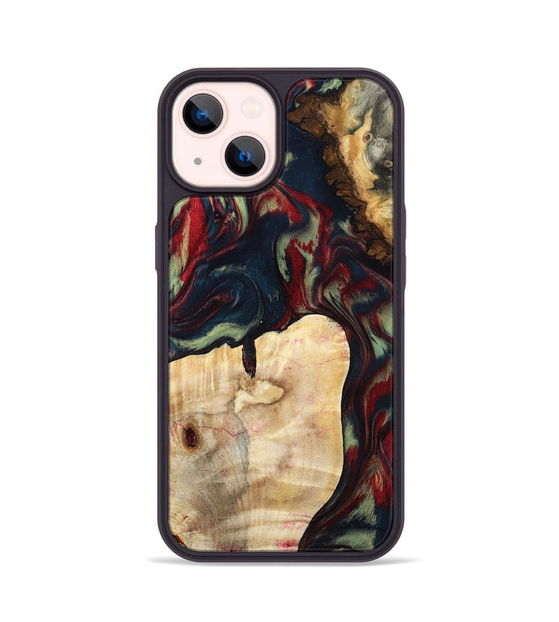 iPhone 14 Wood Phone Case - Adele (Red, 795815)