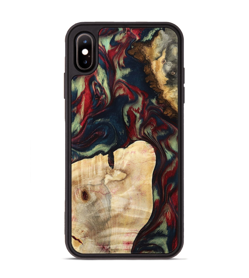 iPhone Xs Max Wood Phone Case - Adele (Red, 795815)