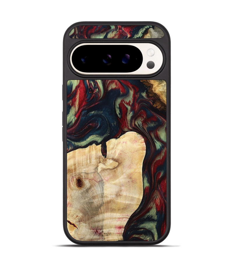 Pixel 9 Wood Phone Case - Adele (Red, 795815)