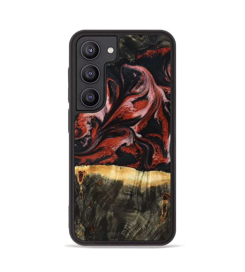Galaxy S23 Wood Phone Case - Elmira (Red, 795816)
