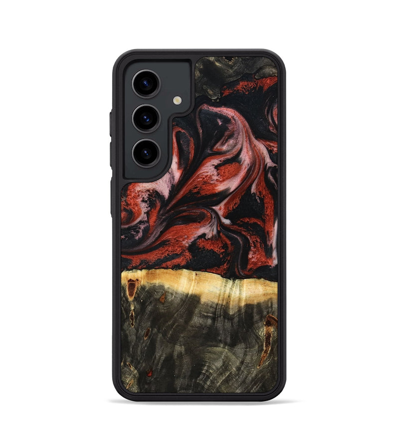 Galaxy S24 Wood Phone Case - Elmira (Red, 795816)