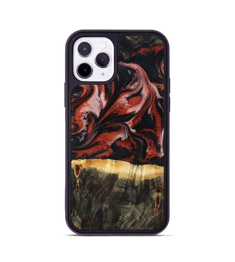 iPhone 11 Pro Wood Phone Case - Elmira (Red, 795816)