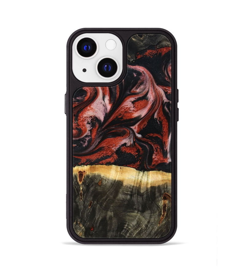 iPhone 13 Wood Phone Case - Elmira (Red, 795816)