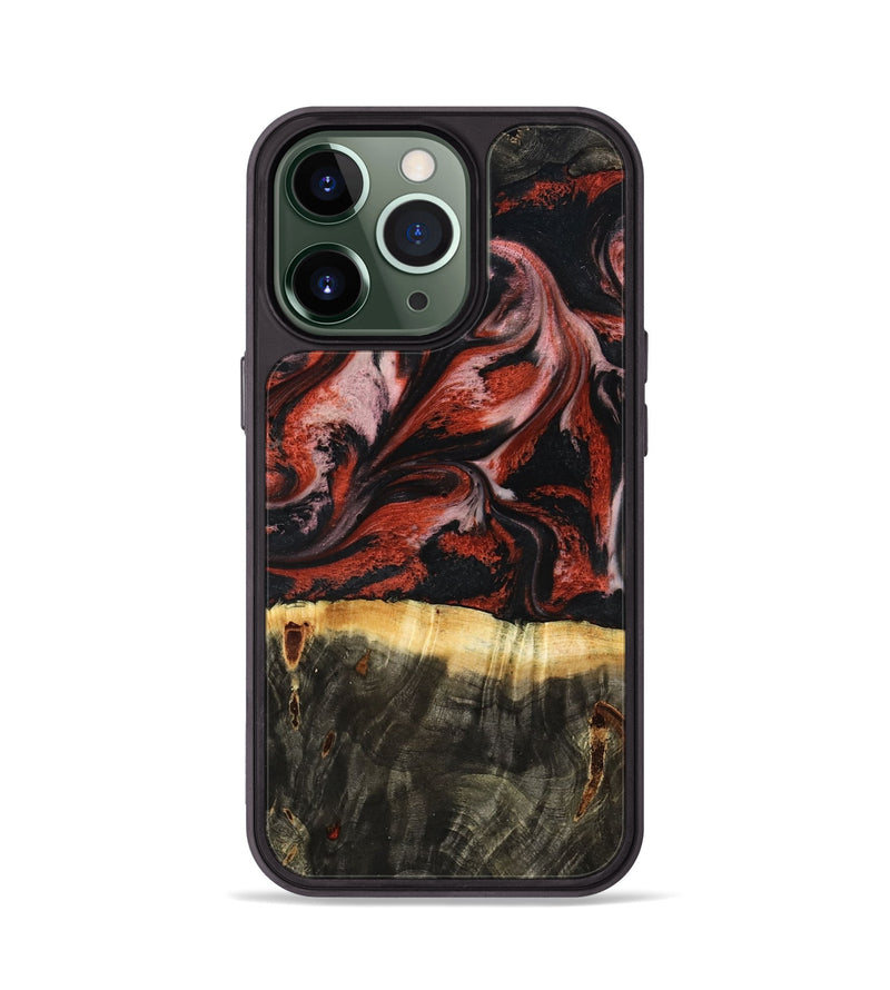 iPhone 13 Pro Wood Phone Case - Elmira (Red, 795816)