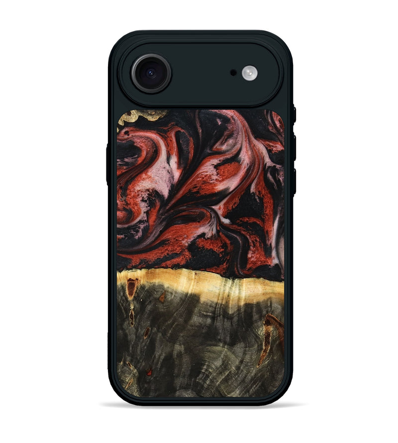 iPhone 17 Air Wood Phone Case - Elmira (Red, 795816)