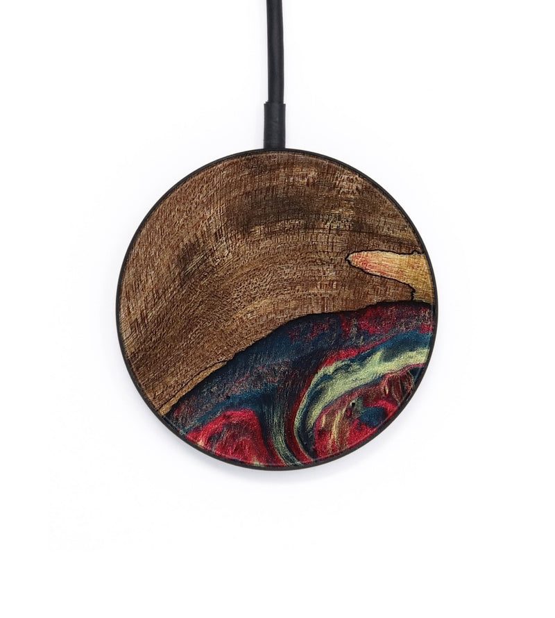 Circle Wood Wireless Charger - Rebeca (Red, 795819)