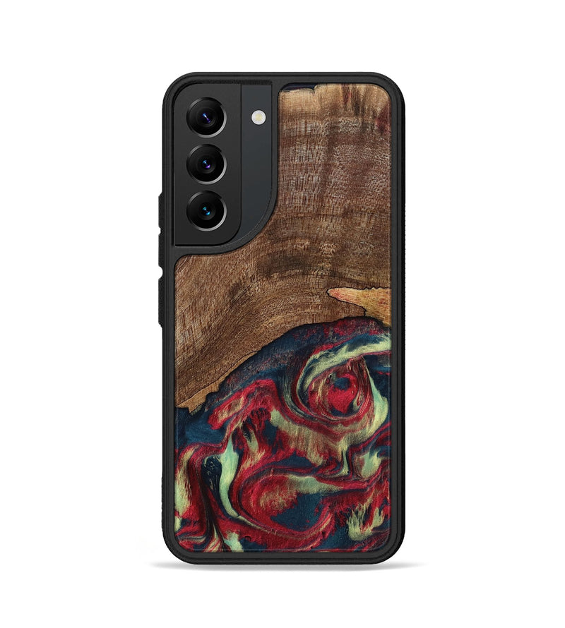Galaxy S22 Wood Phone Case - Rebeca (Red, 795819)