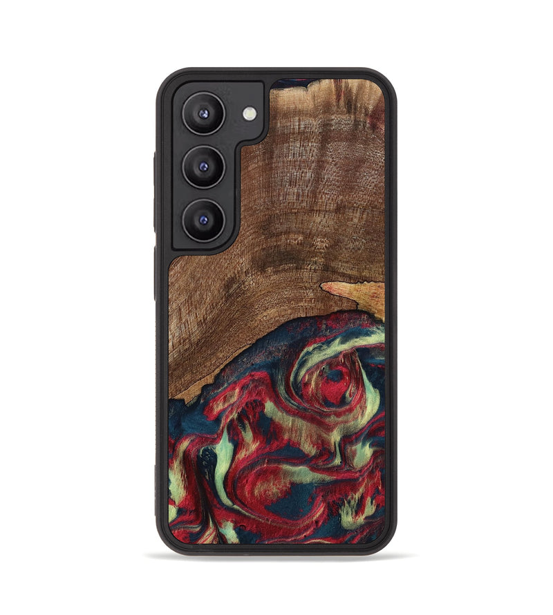 Galaxy S23 Wood Phone Case - Rebeca (Red, 795819)