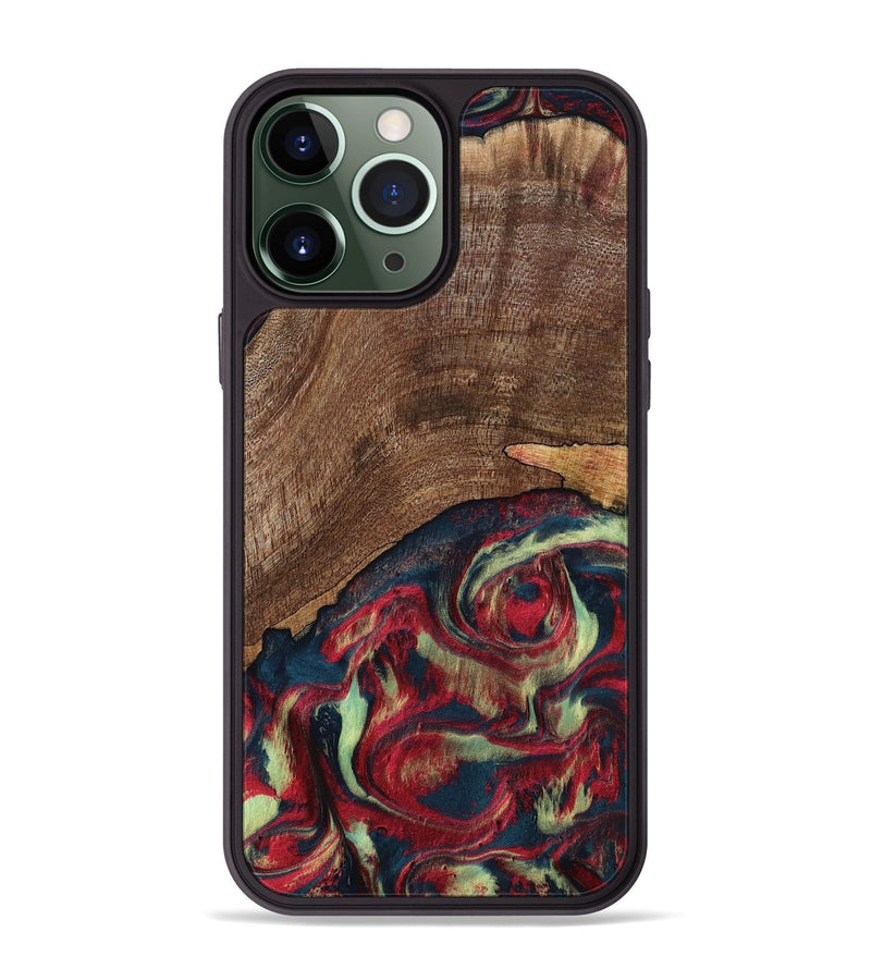 iPhone 13 Pro Max Wood Phone Case - Rebeca (Red, 795819)